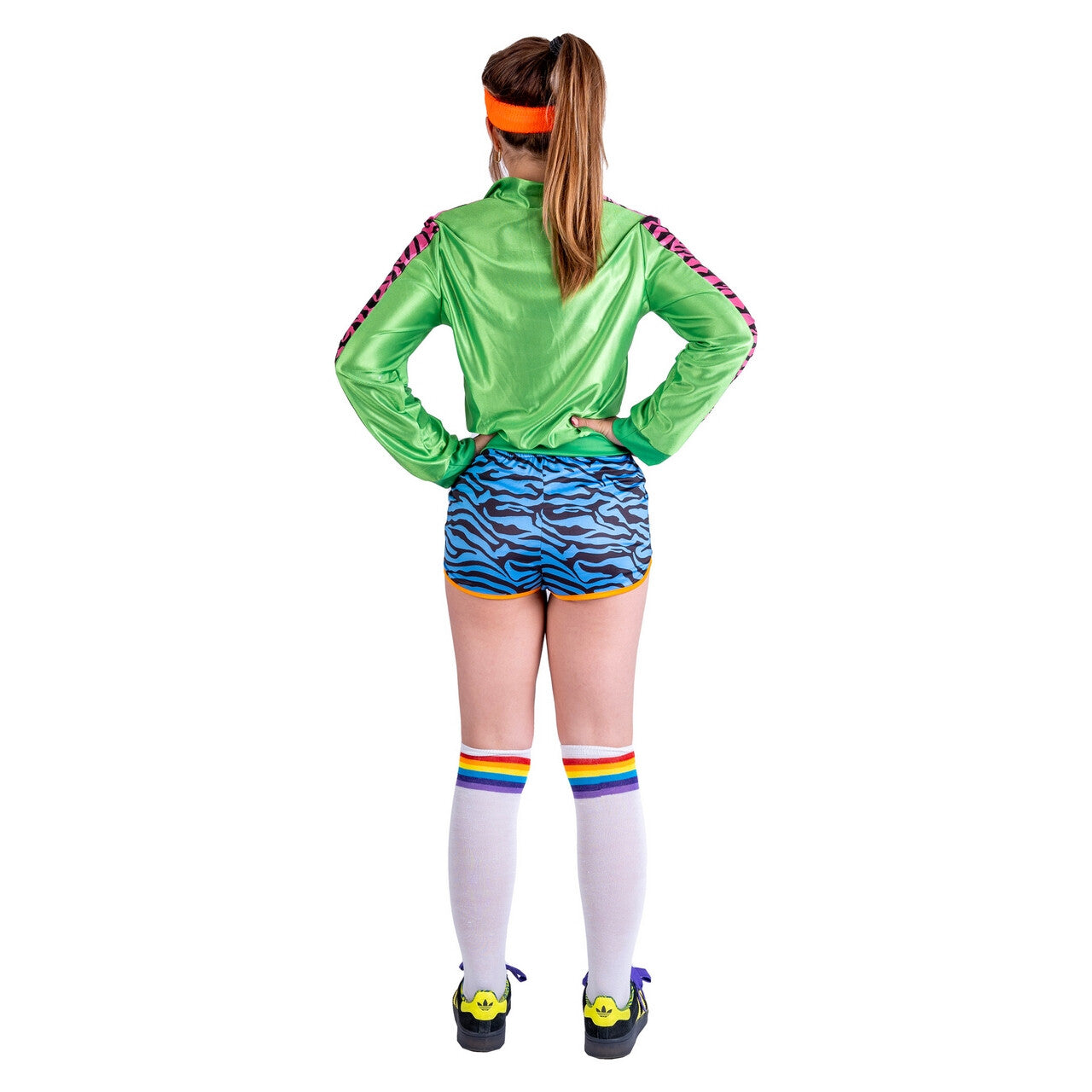 Op deze afbeelding zie je een Kostuums, van het merk Funny Fashion. Miss Rollerskate Vrouw Kostuum