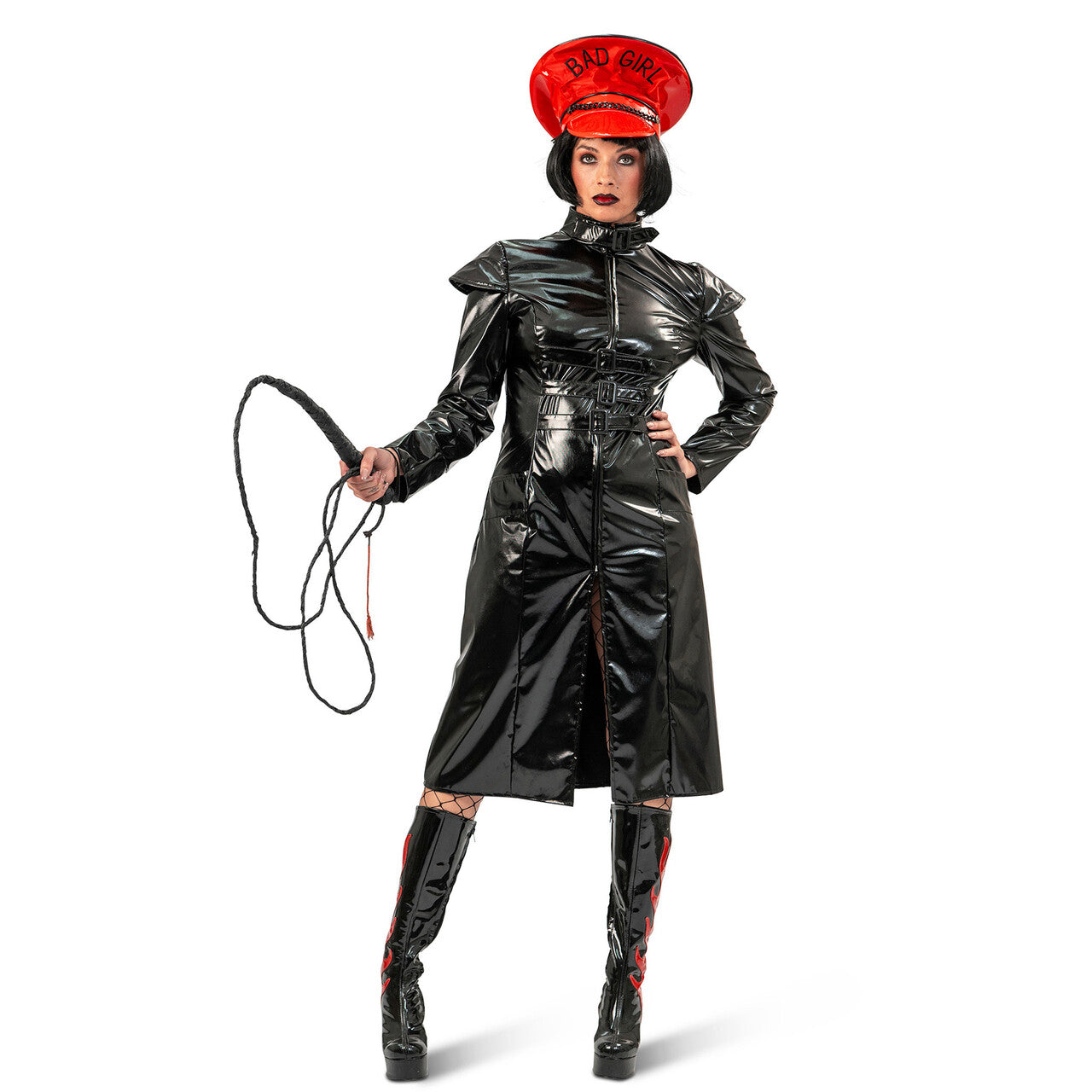 Op deze afbeelding zie je een Kostuums, van het merk Funny Fashion. Bad Fetish Girl Vrouw Kostuum