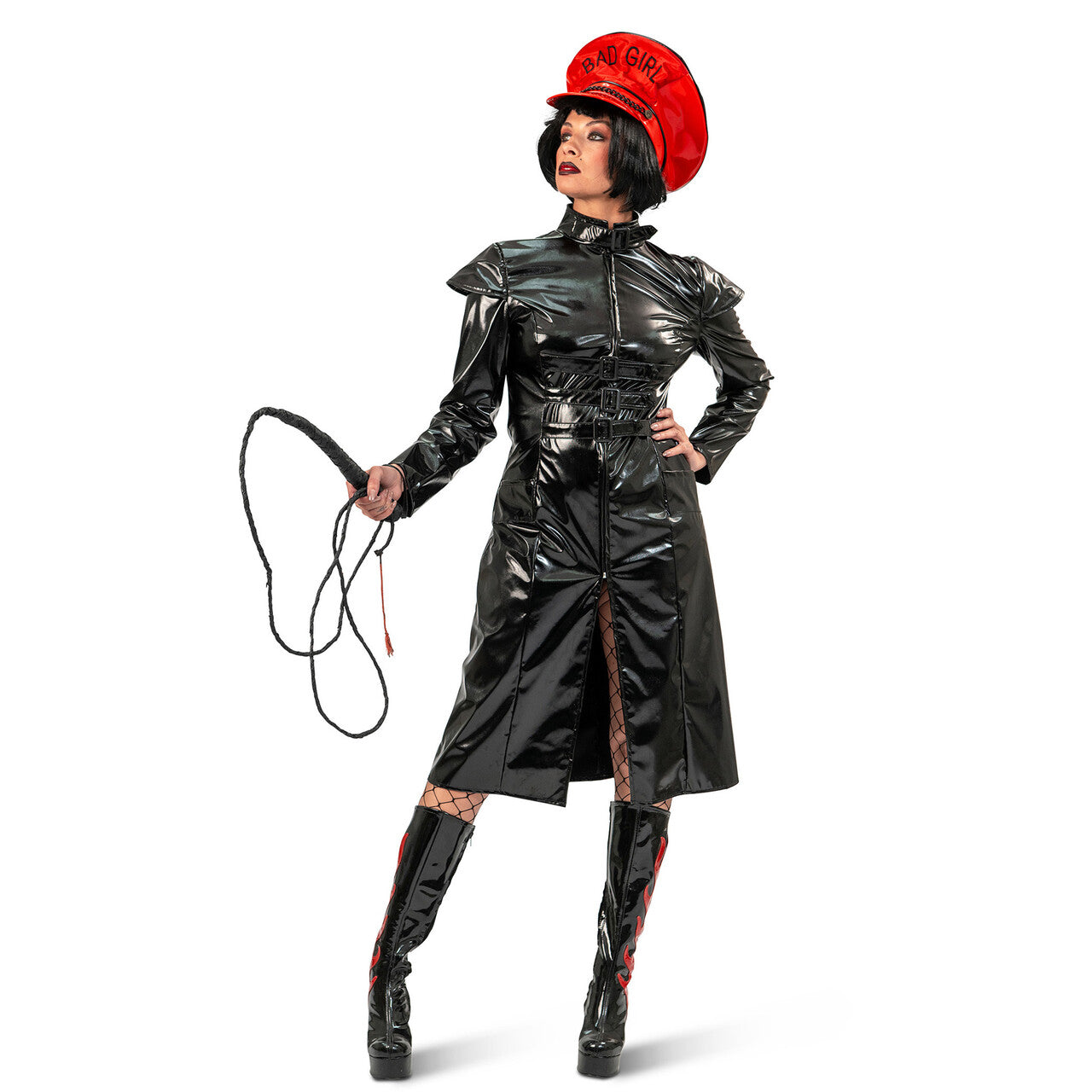 Op deze afbeelding zie je een Kostuums, van het merk Funny Fashion. Bad Fetish Girl Vrouw Kostuum