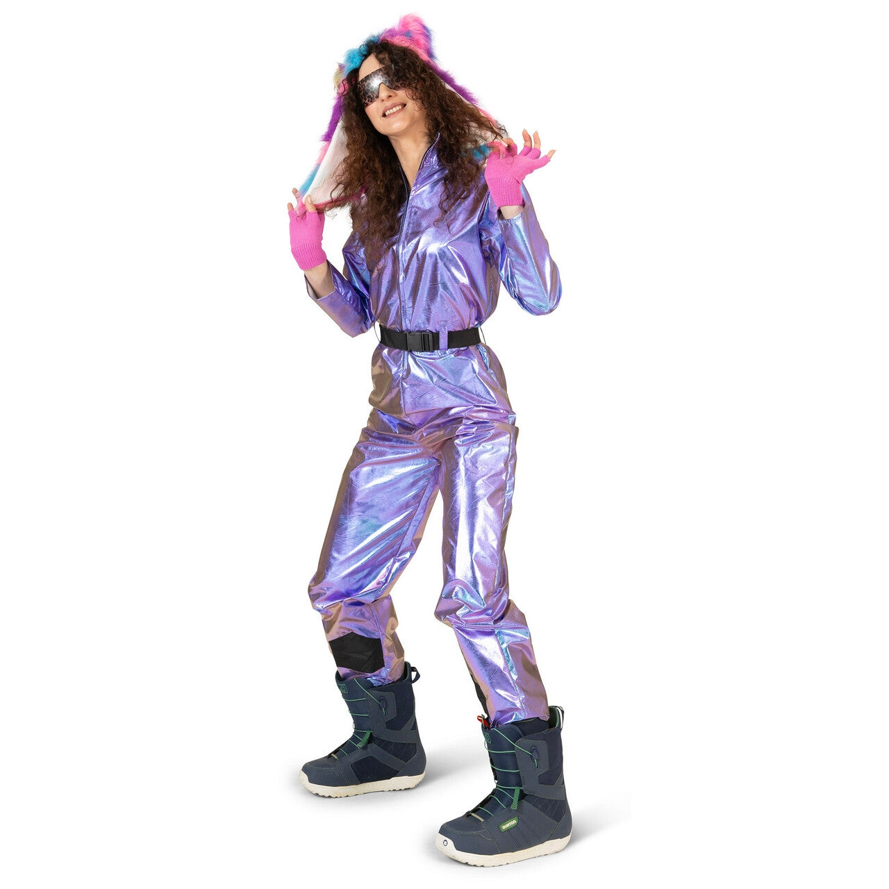 Op deze afbeelding zie je een Kostuums, van het merk Funny Fashion. Ski Pak Sneeuw Diva Vrouw