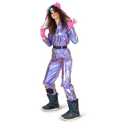 Op deze afbeelding zie je een Kostuums, van het merk Funny Fashion. Ski Pak Sneeuw Diva Vrouw
