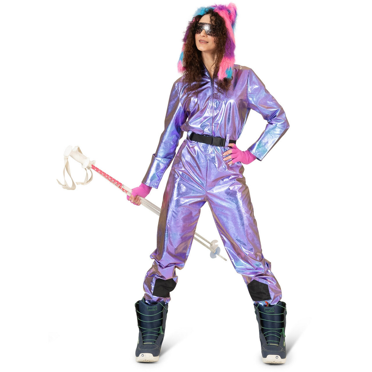 Op deze afbeelding zie je een Kostuums, van het merk Funny Fashion. Ski Pak Sneeuw Diva Vrouw