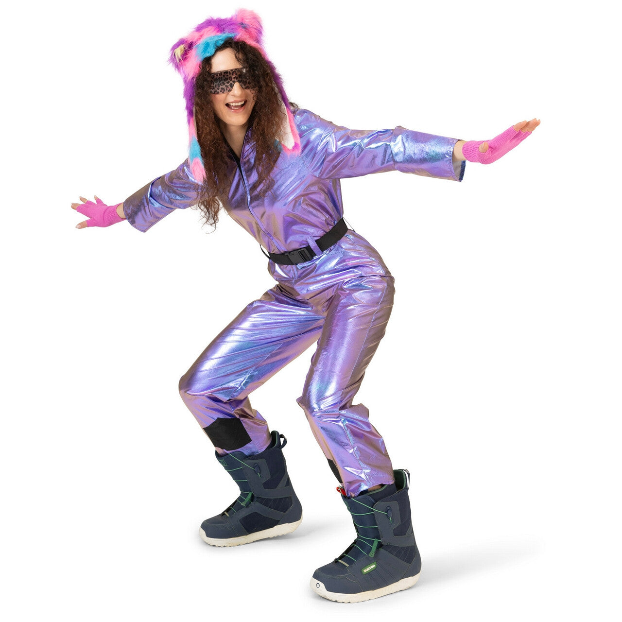 Op deze afbeelding zie je een Kostuums, van het merk Funny Fashion. Ski Pak Sneeuw Diva Vrouw