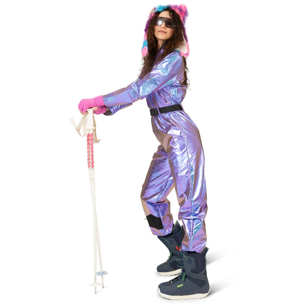 Op deze afbeelding zie je een Kostuums, van het merk Funny Fashion. Ski Pak Sneeuw Diva Vrouw