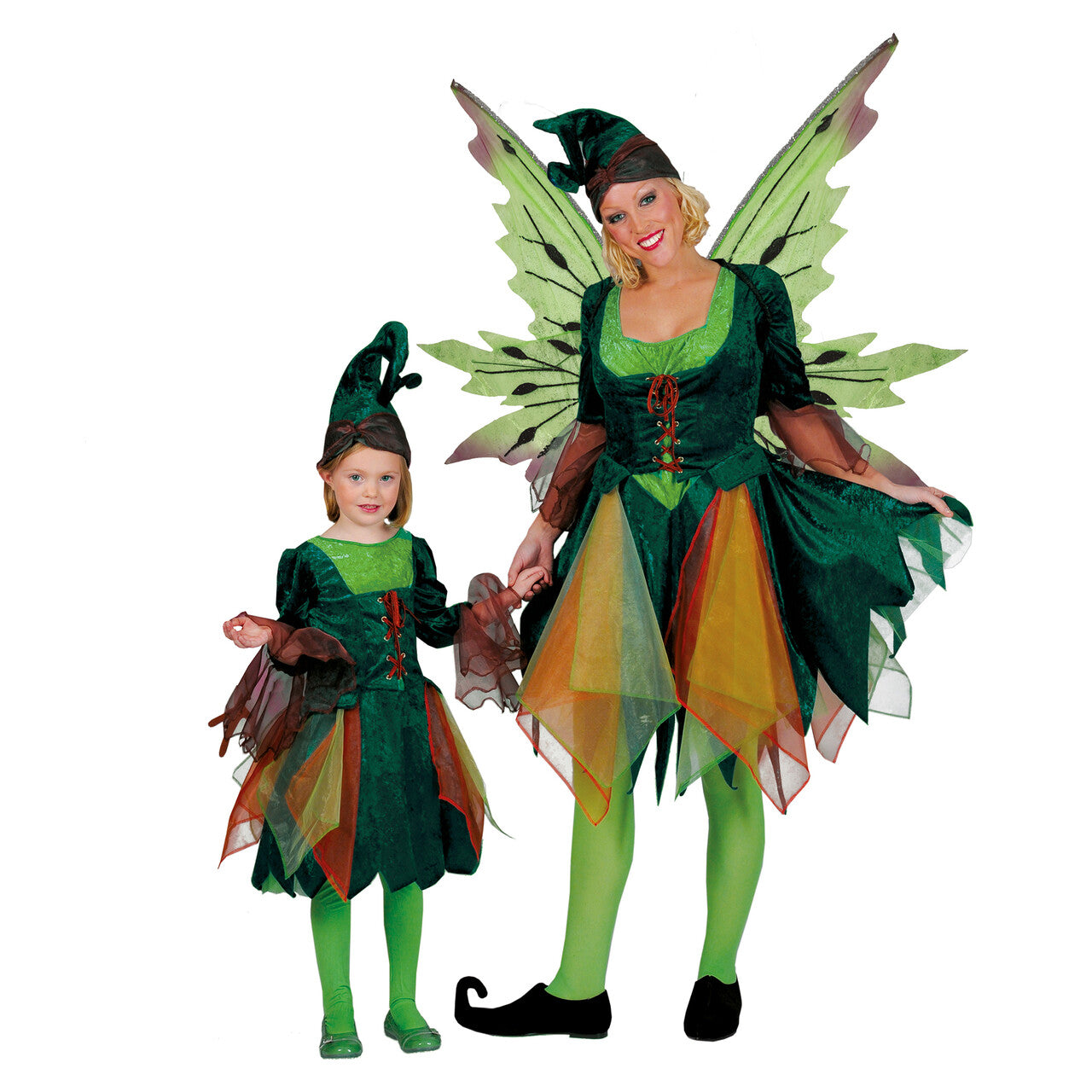 Op deze afbeelding zie je een Kostuums, van het merk Funny Fashion. Willow Woman Elf Vrouw Kostuum