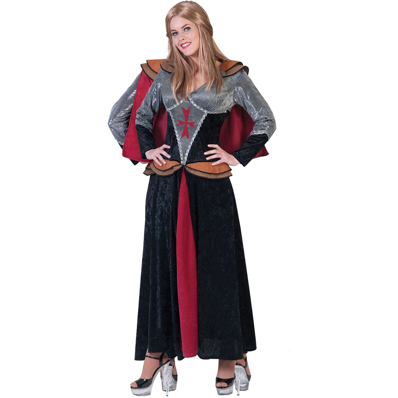 Op deze afbeelding zie je een Kostuums, van het merk Funny Fashion. Roughside Lady Jurk Vrouw