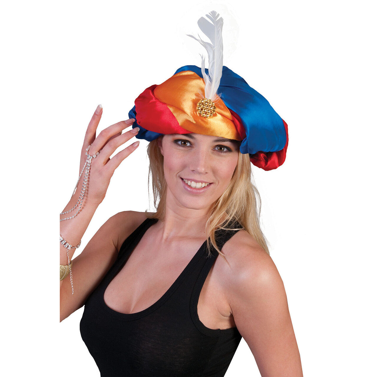 Op deze afbeelding zie je een Accessoires, van het merk Funny Fashion. Arabische 1001 Nachten Hoed