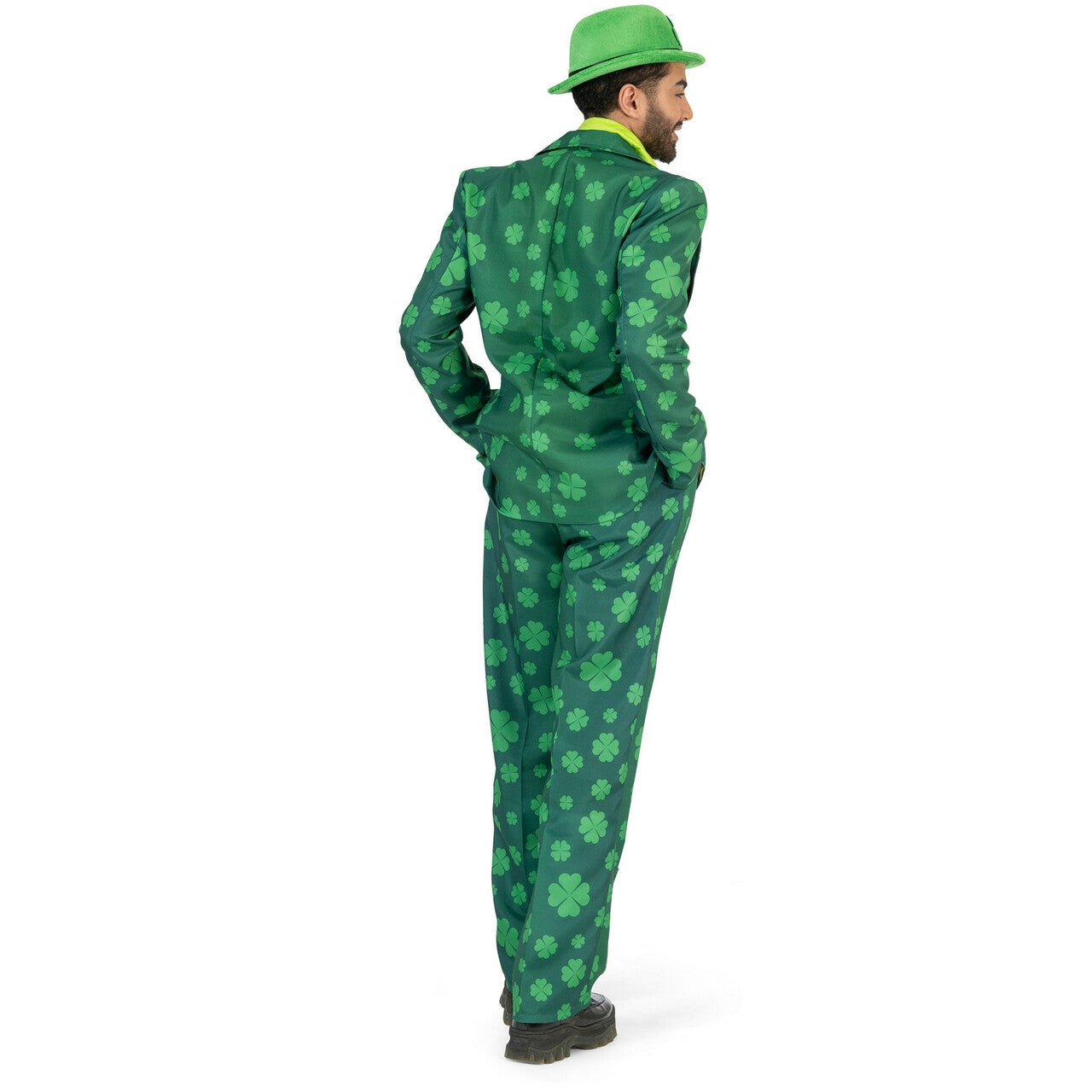 Op deze afbeelding zie je een Kostuums, van het merk Funny Fashion. Hopelijk Veel Geluk Man Kostuum