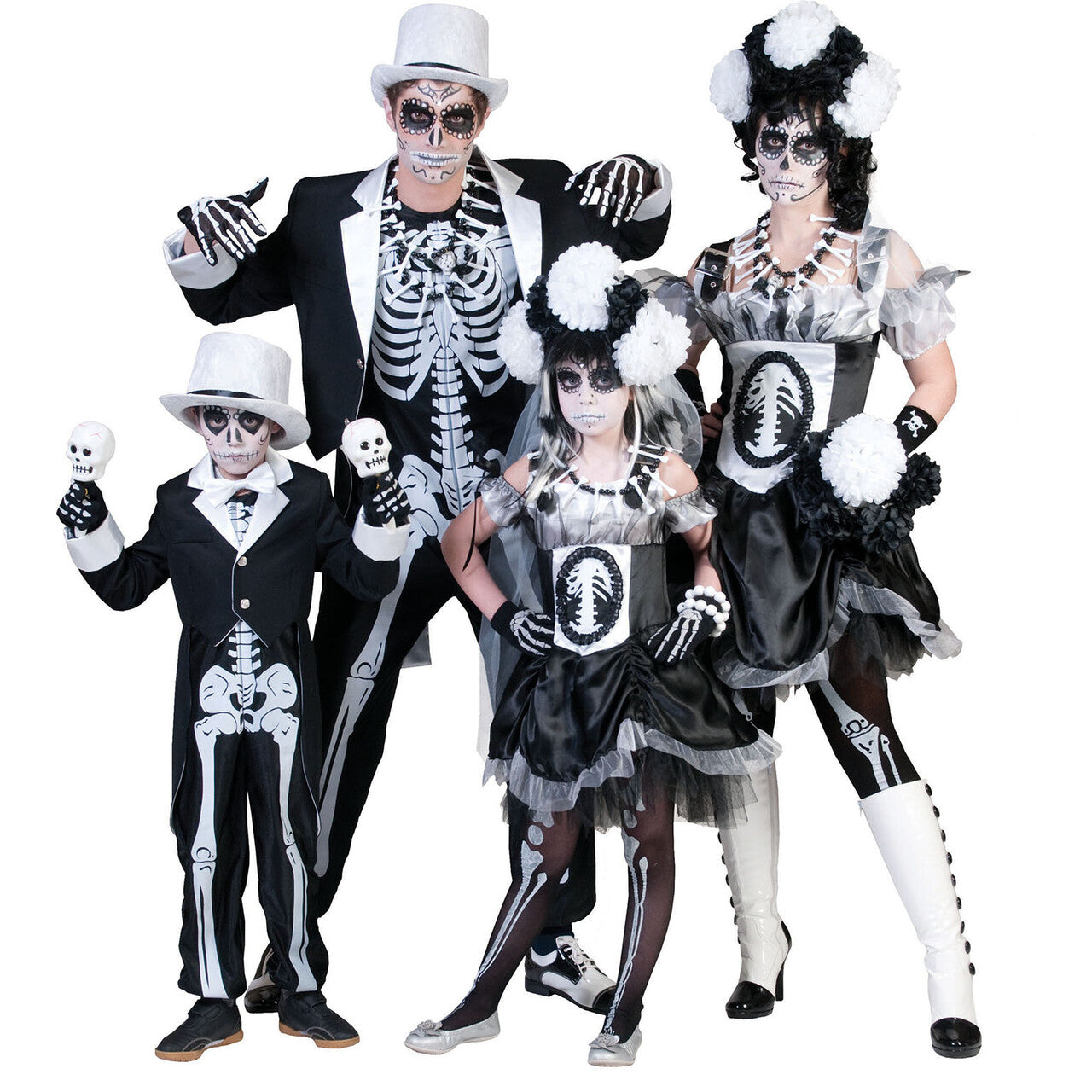 Op deze afbeelding zie je een Kostuums, van het merk Funny Fashion. Bonny Skulla Man Kostuum