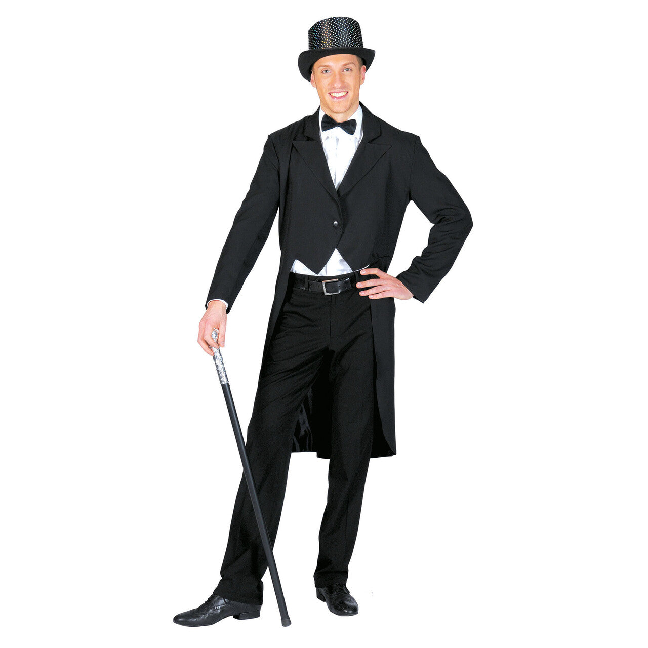 Op deze afbeelding zie je een Kostuums, van het merk Funny Fashion. Broadway Star Fraq Jas Man