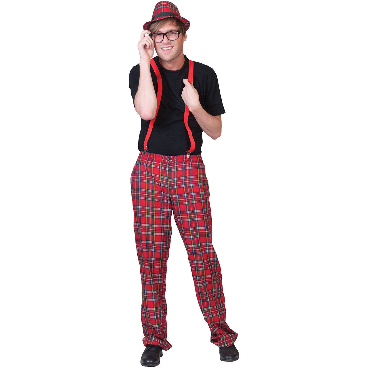 Op deze afbeelding zie je een Kostuums, van het merk Funny Fashion. Nerdy Student Man