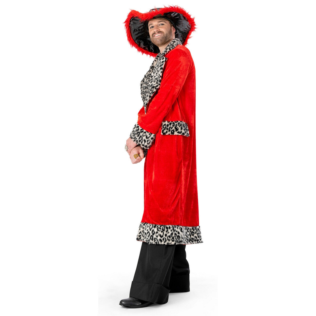 Op deze afbeelding zie je een Kostuums, van het merk Funny Fashion. Rooie Pooier Pim Man