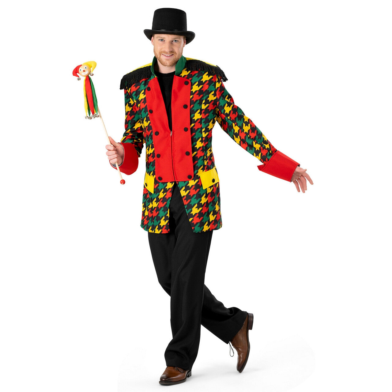 Op deze afbeelding zie je een Kostuums, van het merk Funny Fashion. Limburg Tricolor Carnaval Man