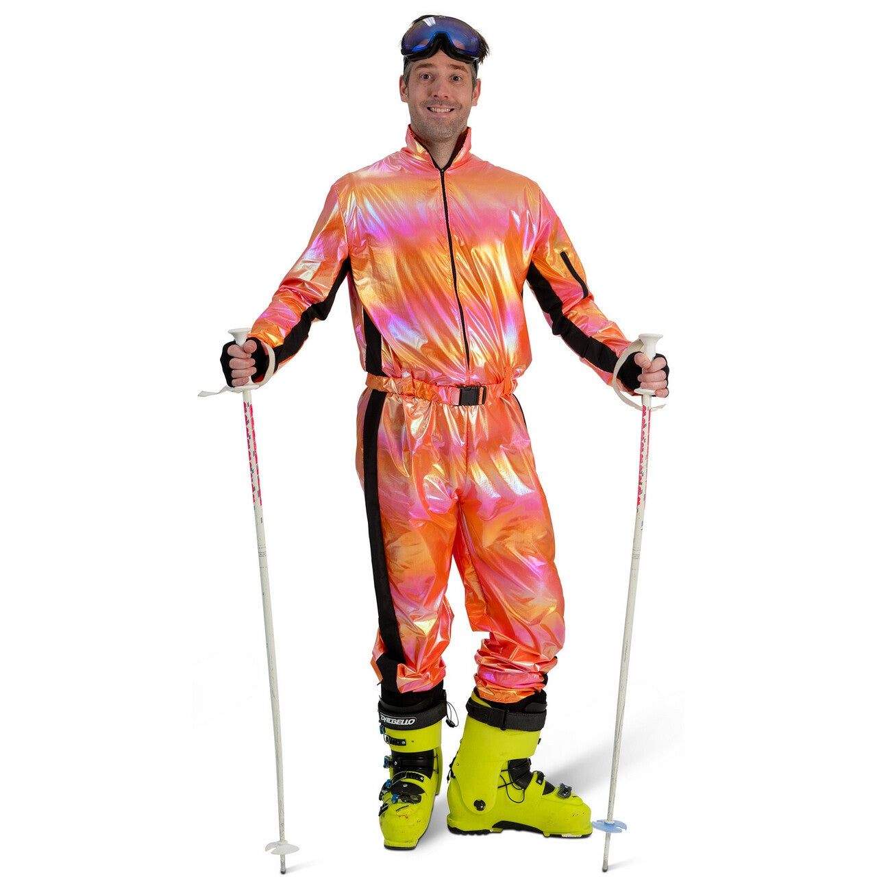 Op deze afbeelding zie je een Kostuums, van het merk Funny Fashion. Disco Ski Pak Diede Man