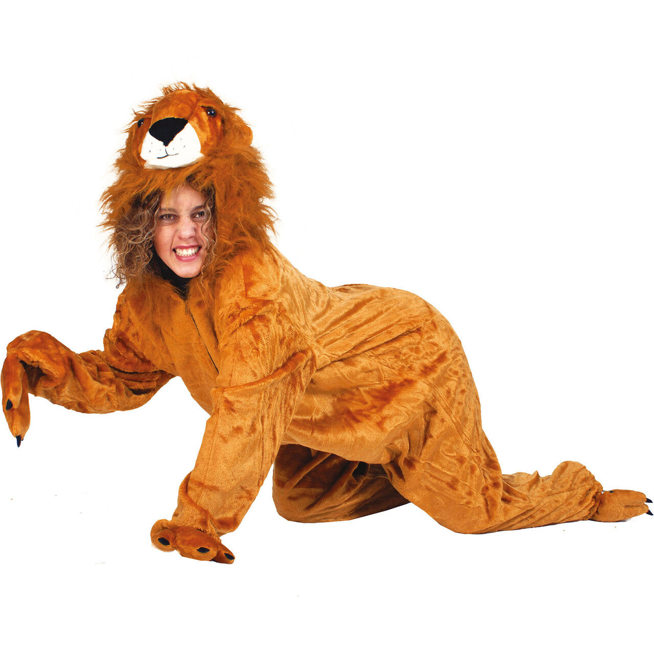 Op deze afbeelding zie je een Kostuums, van het merk Funny Fashion. Simba Leeuw Kostuum