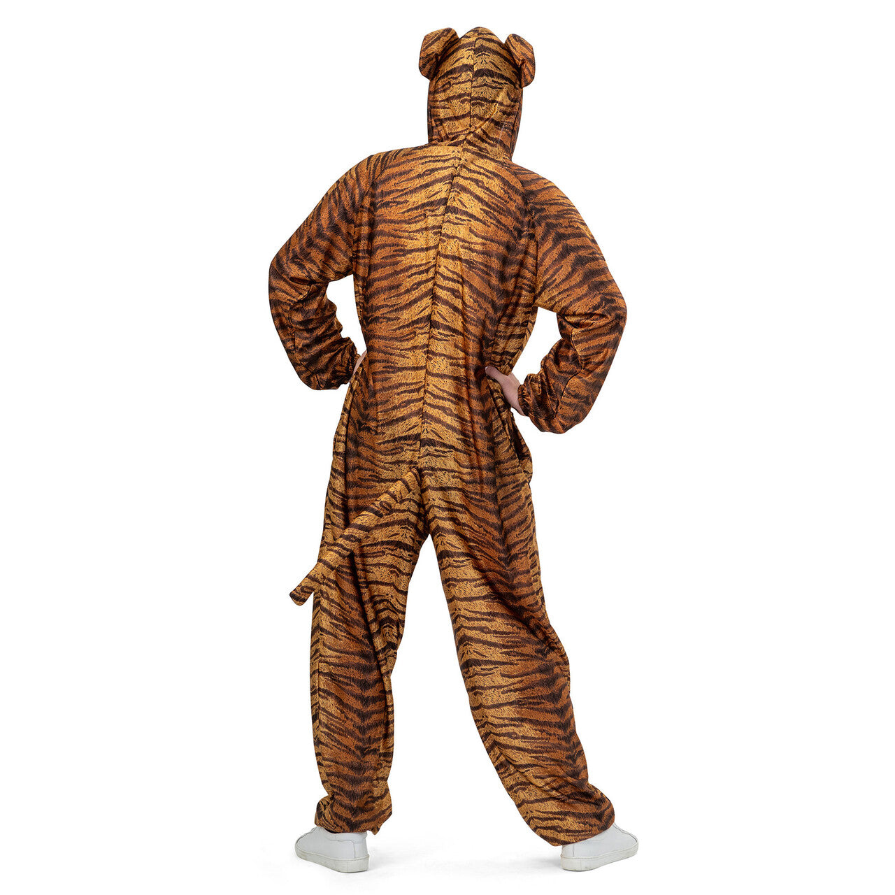 Op deze afbeelding zie je een Kostuums, van het merk Funny Fashion. Tijger Streken Onesie Kostuum