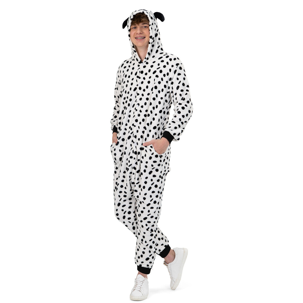 Op deze afbeelding zie je een Kostuums, van het merk Funny Fashion. Stippenhond Dolle Dalmatier Kostuum