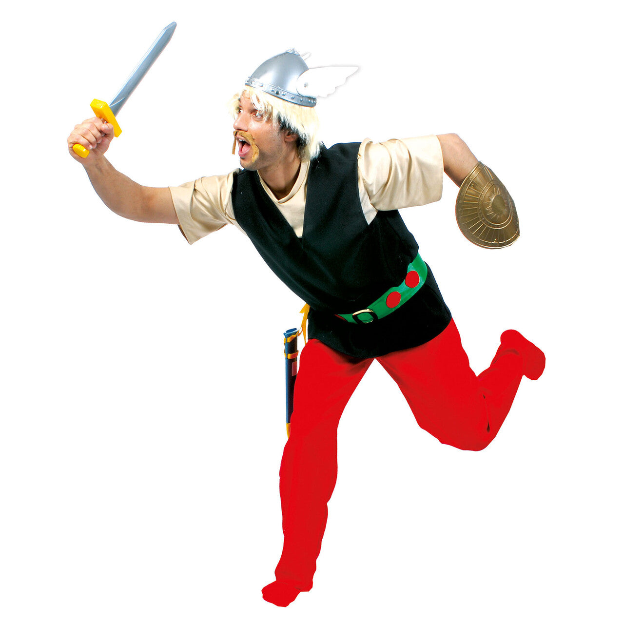 Op deze afbeelding zie je een Kostuums, van het merk Funny Fashion. Asterix De Gallier Man Kostuum
