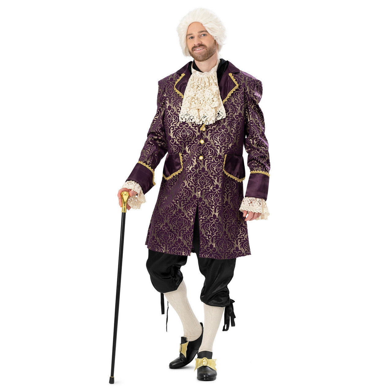 Op deze afbeelding zie je een Kostuums, van het merk Funny Fashion. Deftige Hertog Van Purperel Man Kostuum