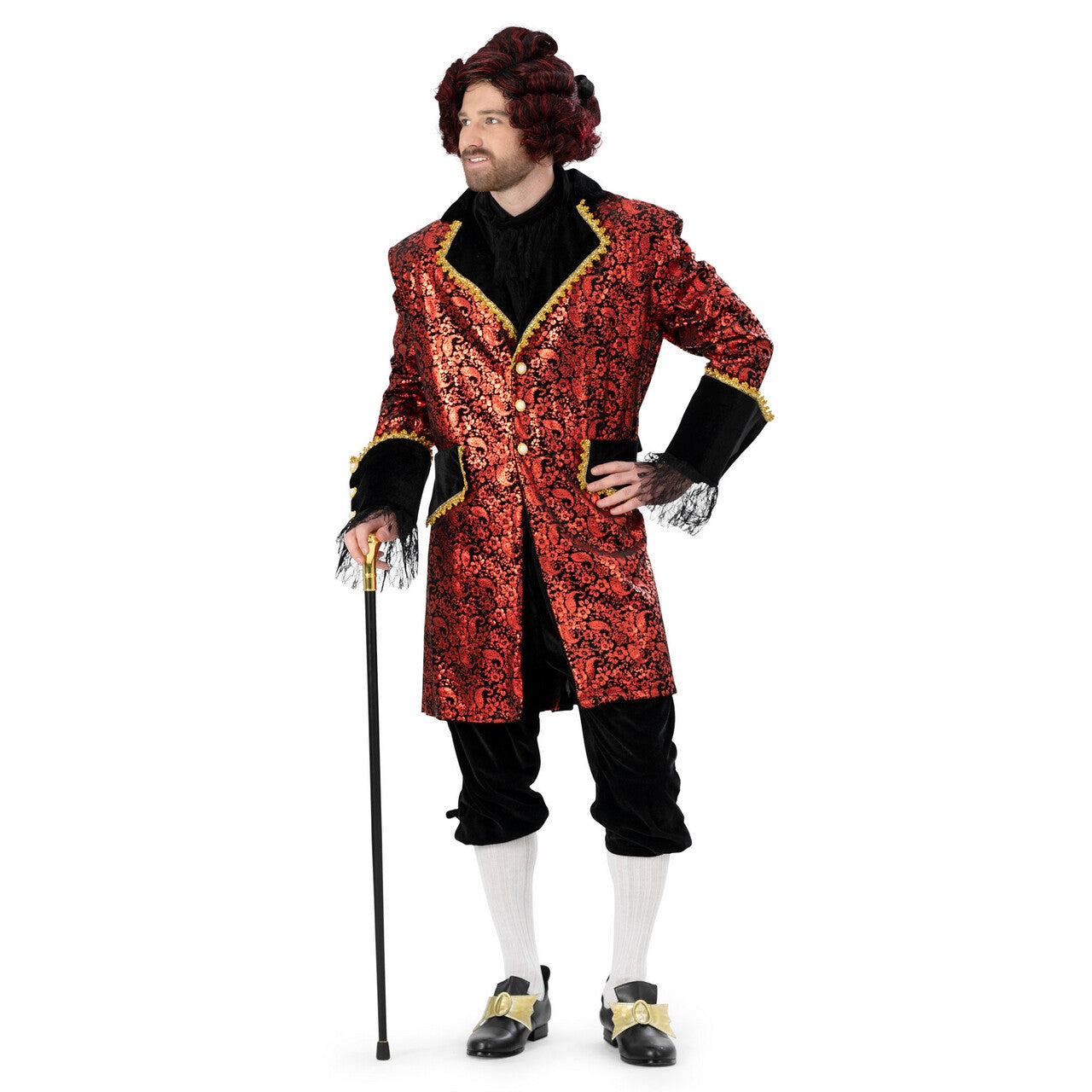 Op deze afbeelding zie je een Kostuums, van het merk Funny Fashion. Rijke Hertog Duke Man Kostuum