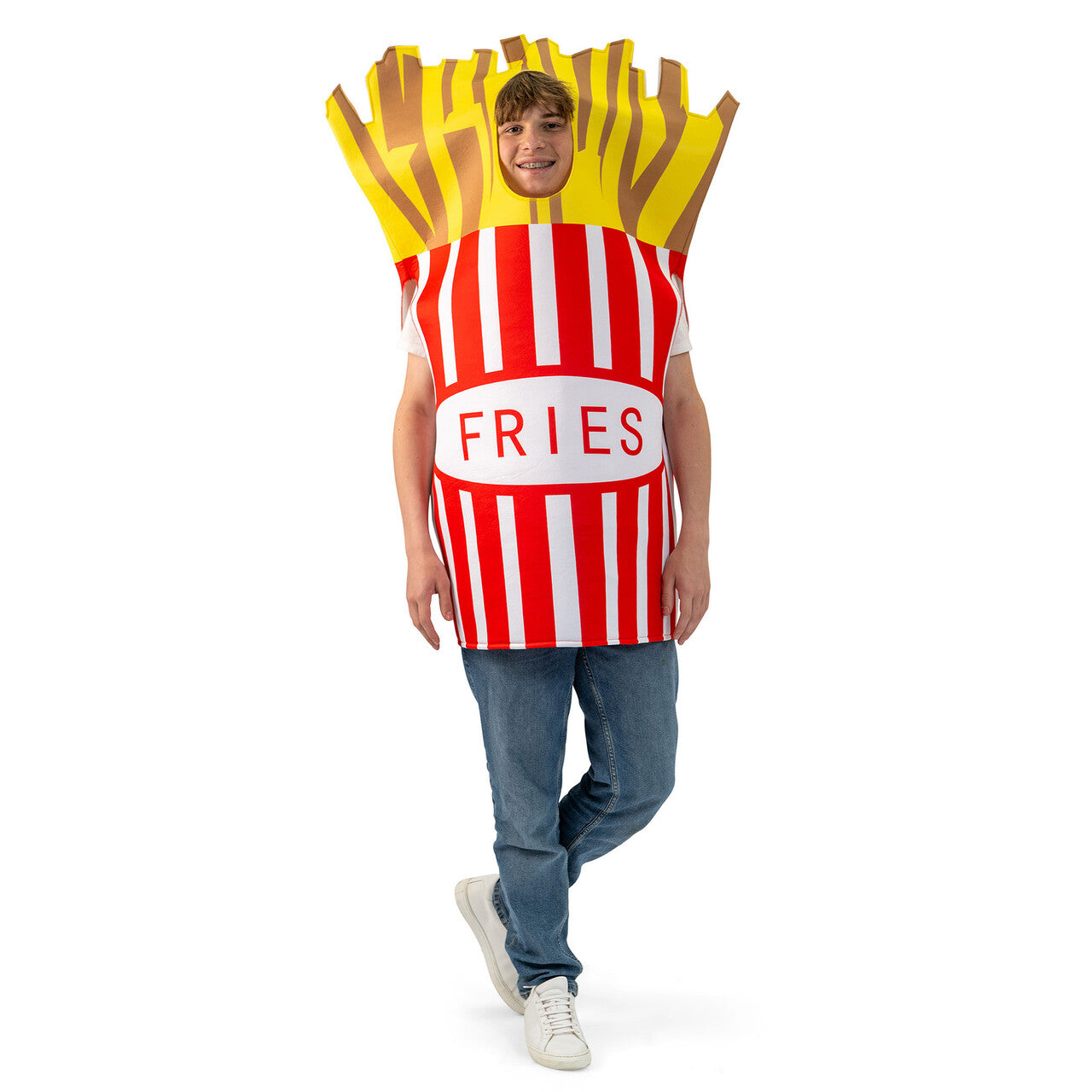 Op deze afbeelding zie je een Kostuums, van het merk Funny Fashion. Verse Frietjes Kostuum