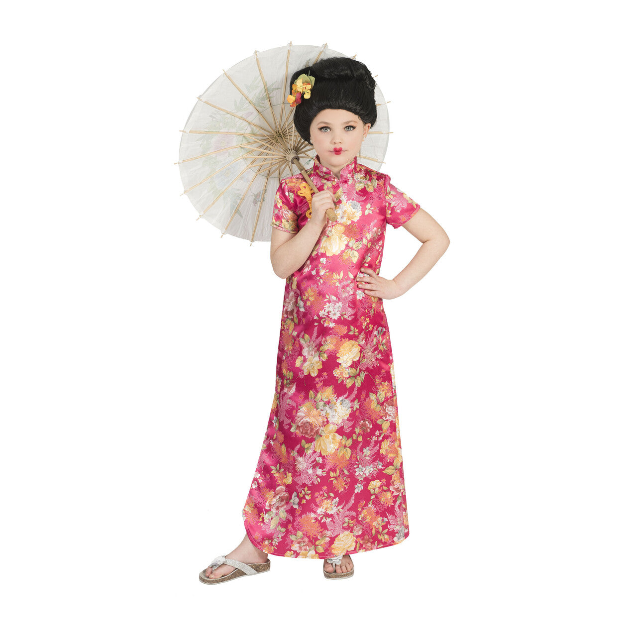 Op deze afbeelding zie je een Kostuums, van het merk Funny Fashion. Chique Kimono Hanako Meisje Kostuum