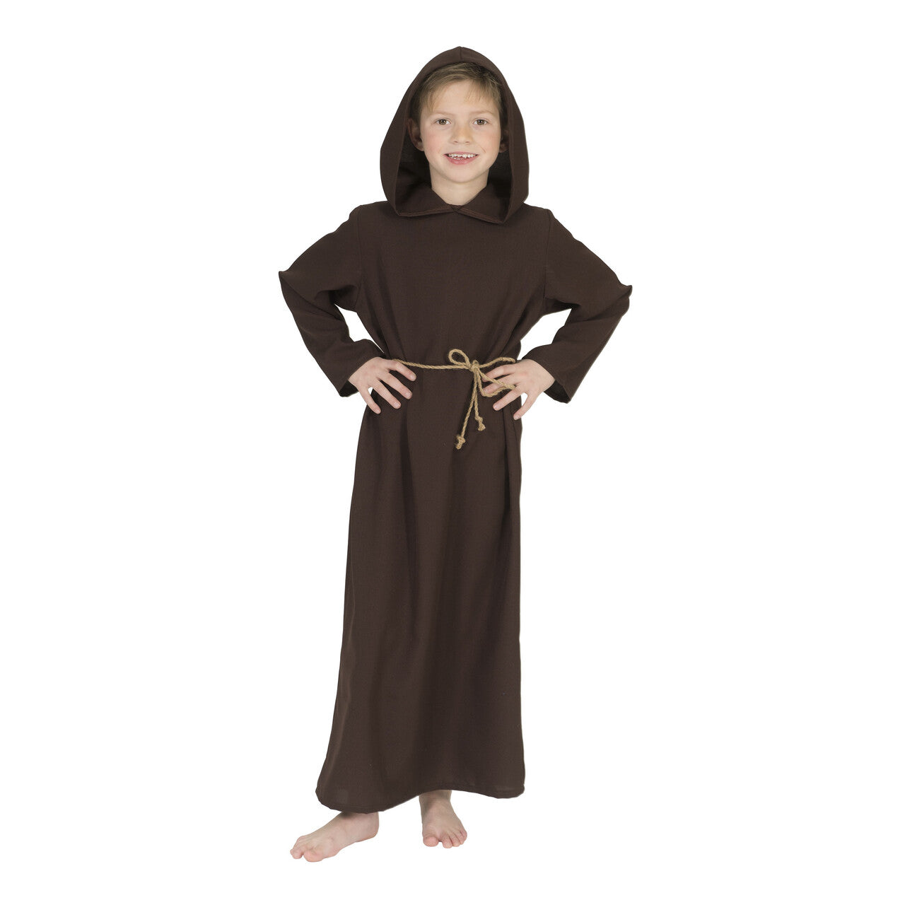 Op deze afbeelding zie je een Kostuums, van het merk Funny Fashion. Monnik Amigo Jongen Kostuum