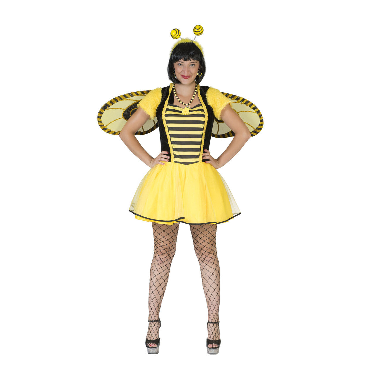 Op deze afbeelding zie je een Kostuums, van het merk Funny Fashion. Bonnie De Blije Bij Vrouw Kostuum