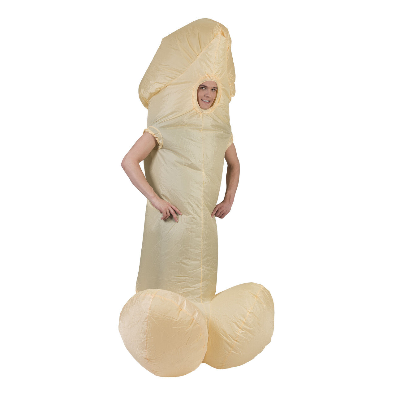 Op deze afbeelding zie je een Kostuums, van het merk Funny Fashion. Pikkenpak Man Kostuum