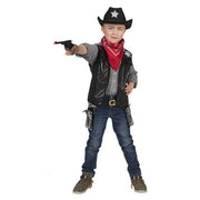 Op deze afbeelding zie je een Kostuums, van het merk Funny Fashion. Cowboy Vest Nevada Zwart Jongen