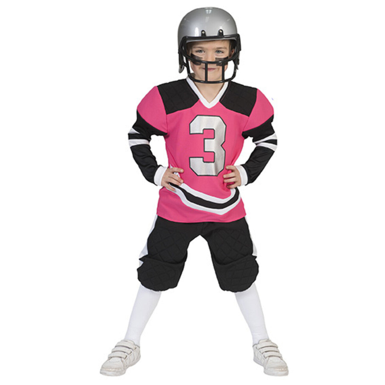 Op deze afbeelding zie je een Kostuums, van het merk Funny Fashion. Brady Quarterback American Football USA Jongen Kostuum
