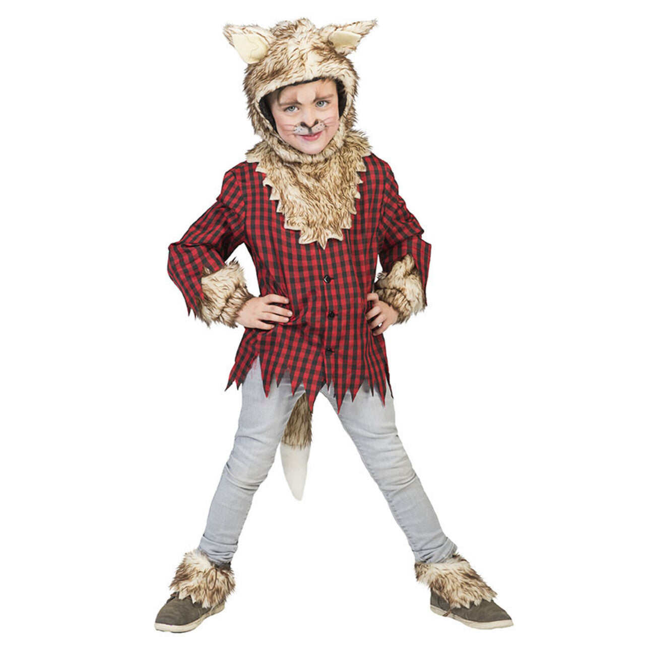 Op deze afbeelding zie je een Kostuums, van het merk Funny Fashion. Wolf Weylyn Jongen Kostuum