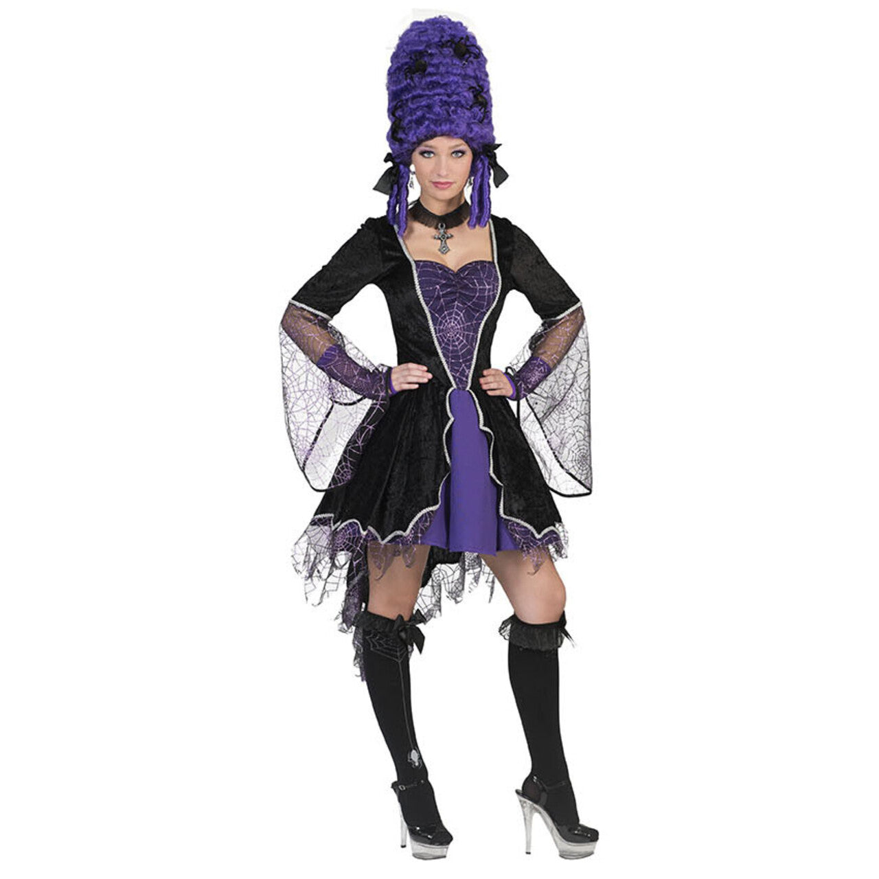 Op deze afbeelding zie je een Kostuums, van het merk Funny Fashion. Zuigende Suzanne Vampier Vrouw Kostuum