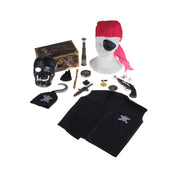 Op deze afbeelding zie je een Accessoires, van het merk Funny Fashion. Complete Piraten Schatgravers Set 16 Delig