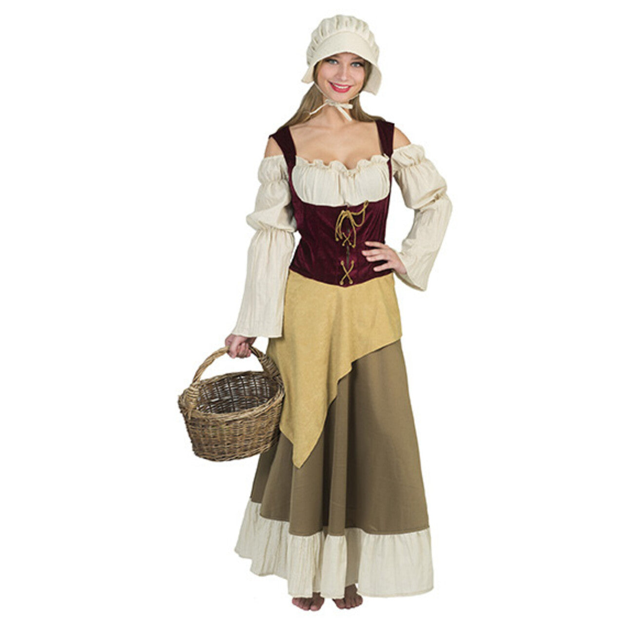 Op deze afbeelding zie je een Kostuums, van het merk Funny Fashion. Saksische Boerendochter Vrouw Kostuum