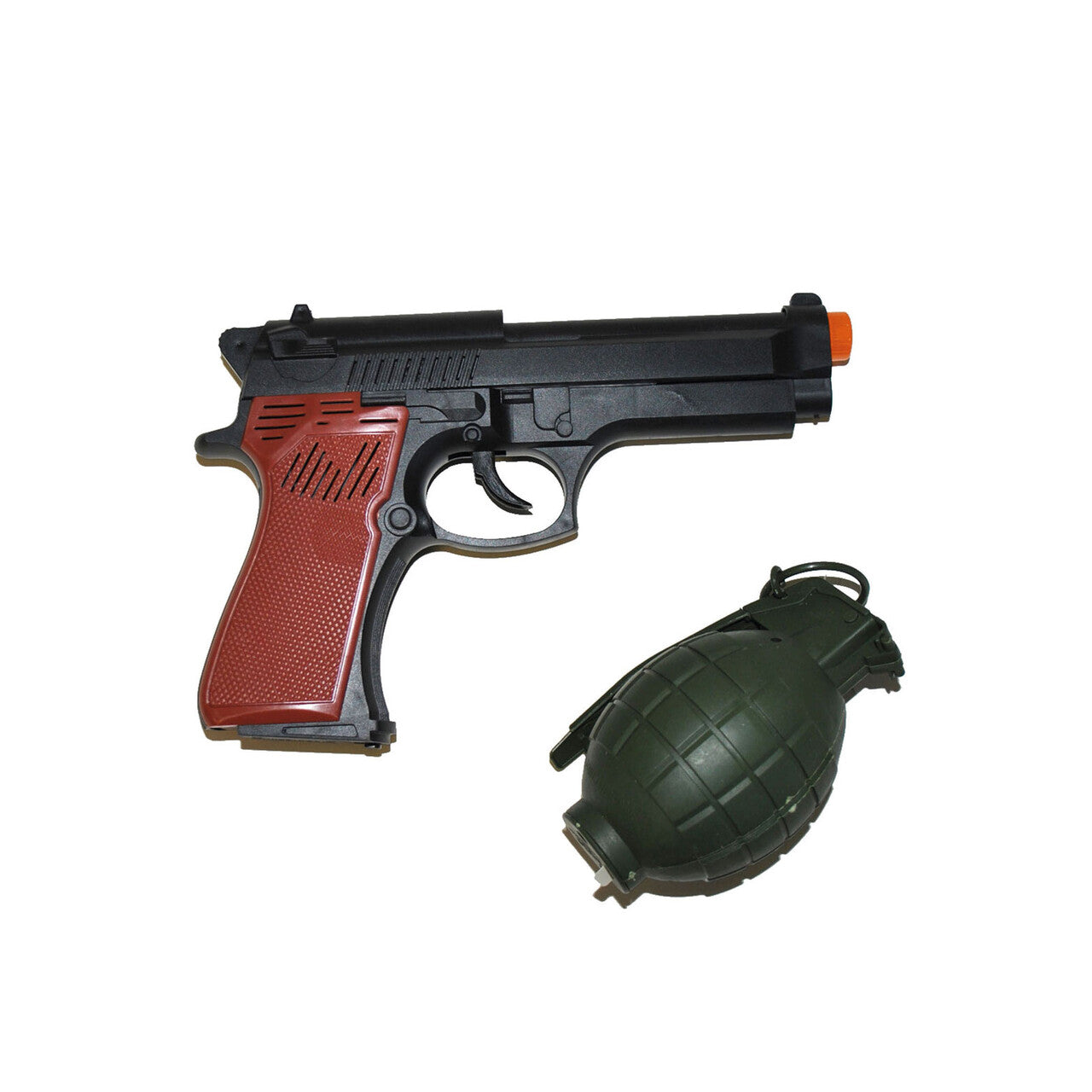 Op deze afbeelding zie je een Accessoires, van het merk Funny Fashion. Pistool En Handgranaat Politie