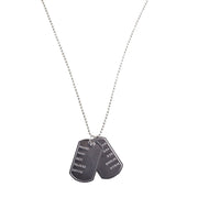 Op deze afbeelding zie je een Accessoires, van het merk Funny Fashion. Dog Tag Militair Naamplaatje