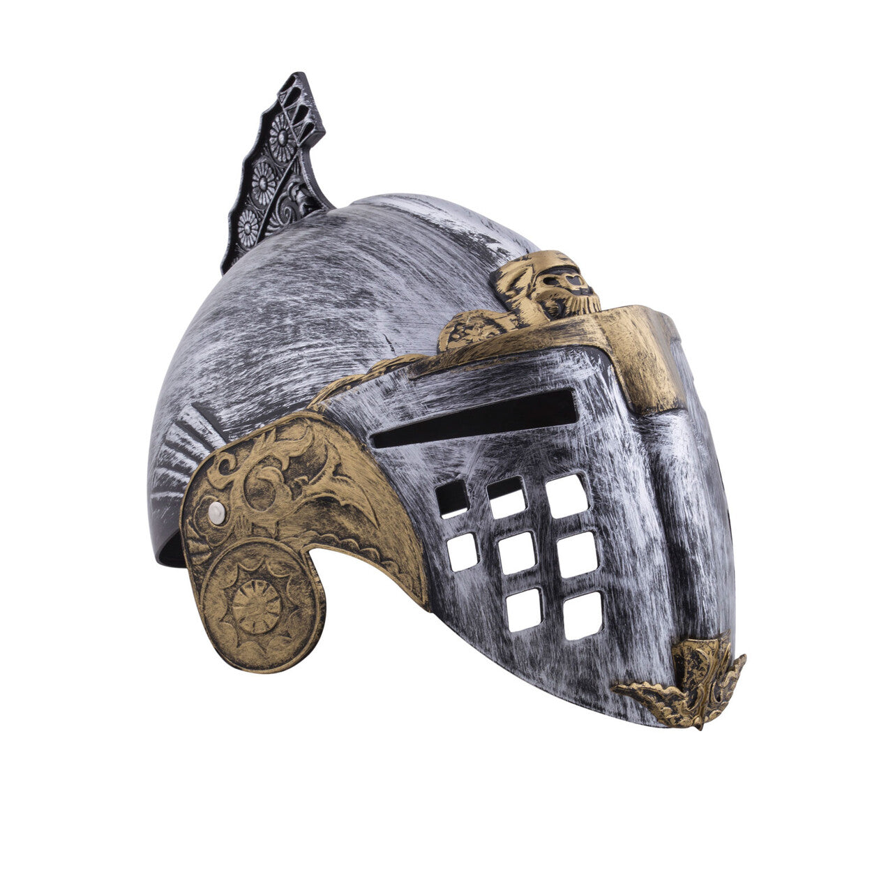 Op deze afbeelding zie je een Accessoires, van het merk Funny Fashion. Helm Dol Drieste Ridder Met Vizier