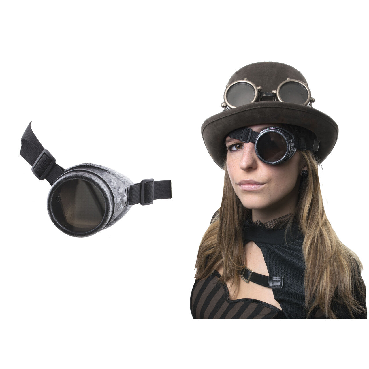 Op deze afbeelding zie je een Accessoires, van het merk Funny Fashion. Steampunk Monocle Eenoog