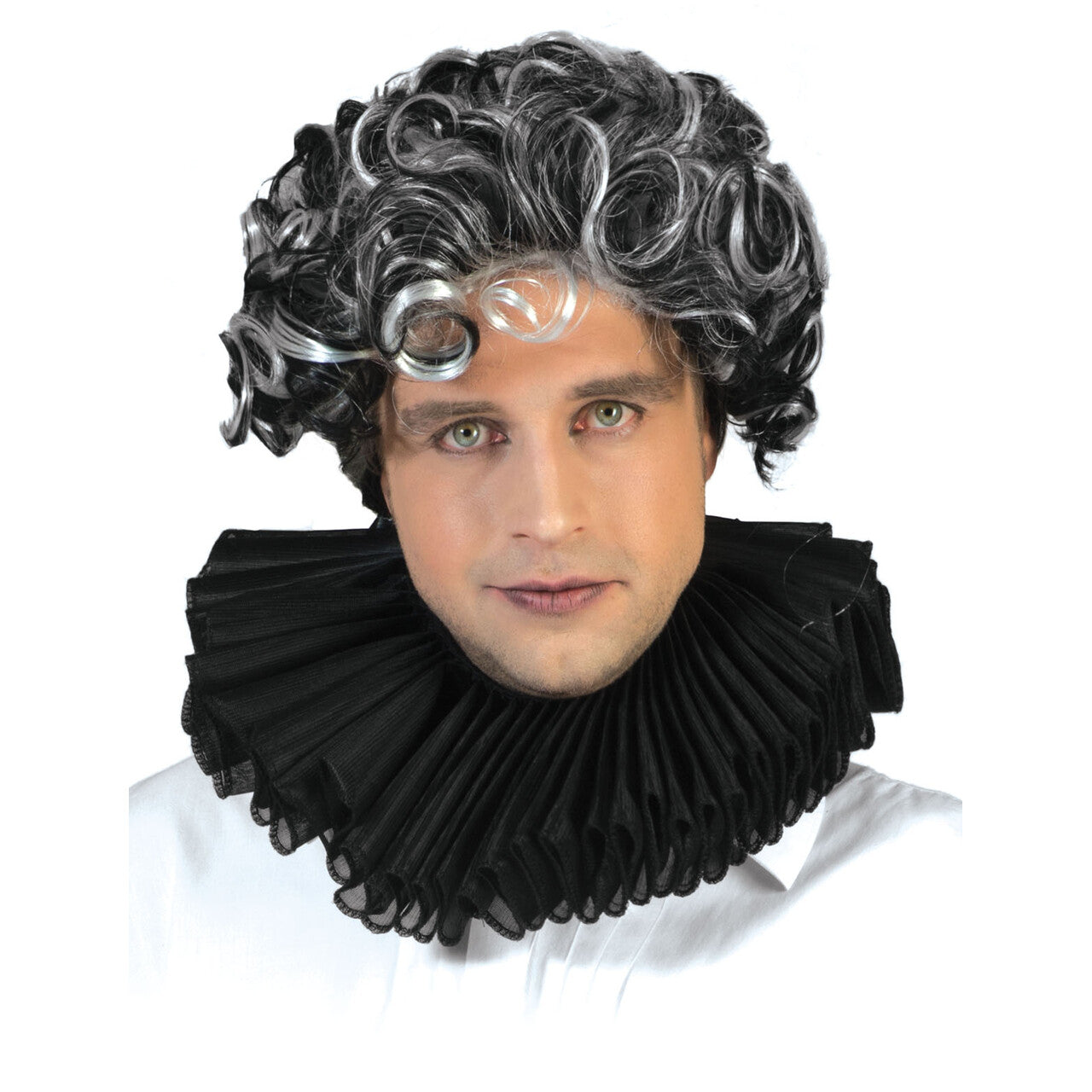 Op deze afbeelding zie je een Accessoires, van het merk Funny Fashion. Barokke Kraag Franse Hof Zwart