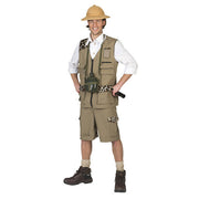 Op deze afbeelding zie je een Kostuums, van het merk Funny Fashion. Fake Freek Safari Man Kostuum