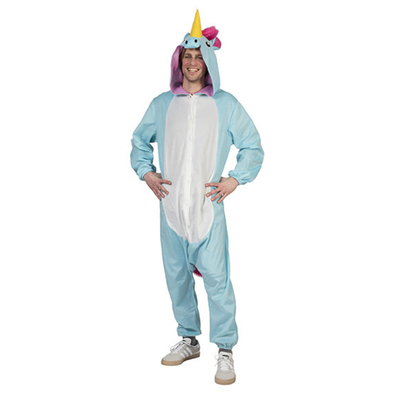 Op deze afbeelding zie je een Kostuums, van het merk Funny Fashion. Fabelachtig Prachtige Eenhoorn Kostuum