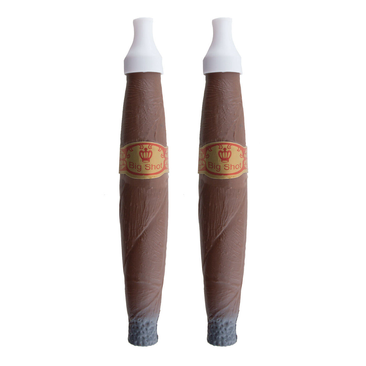 Op deze afbeelding zie je een Accessoires, van het merk Funny Fashion. 2 Dikke Havanna Sigaren 28 Centimeter