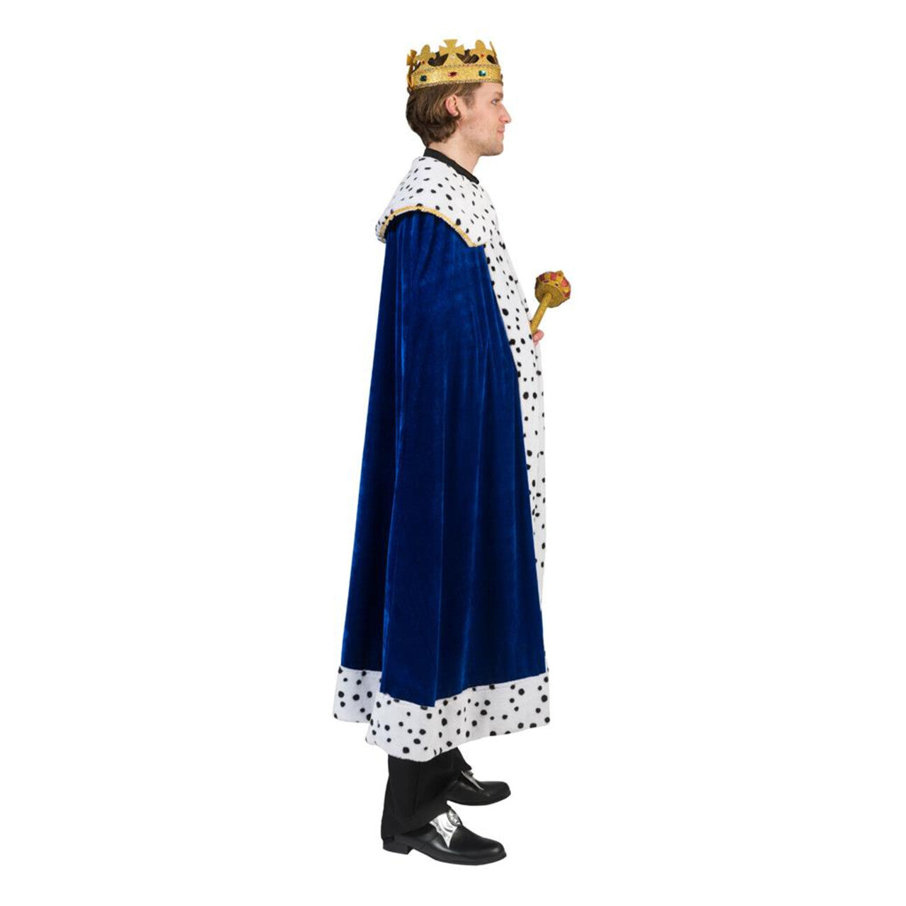 Op deze afbeelding zie je een Kostuums, van het merk Funny Fashion. Koningsblauwe Mantel Arthur