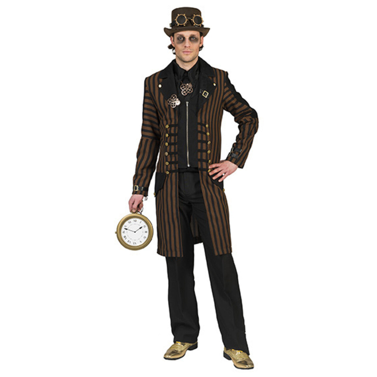 Op deze afbeelding zie je een Kostuums, van het merk Funny Fashion. Stoned Steampunk Steve Man