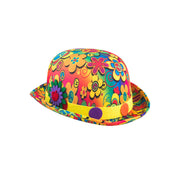 Op deze afbeelding zie je een Accessoires, van het merk Funny Fashion. Flower Power Bolhoed