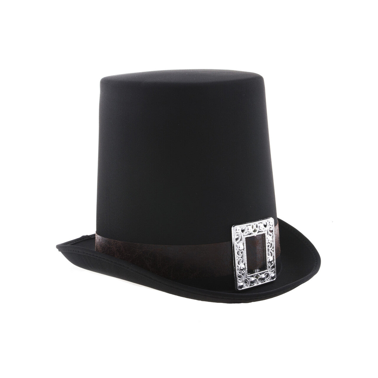 Op deze afbeelding zie je een Accessoires, van het merk Funny Fashion. Duistere Hoge Hoed Met Gesp