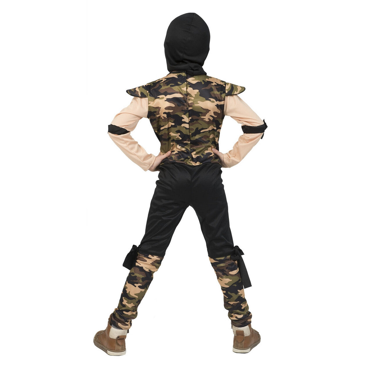 Op deze afbeelding zie je een Kostuums, van het merk Funny Fashion. Speciale Commandotroepen Ninja Jongen Kostuum