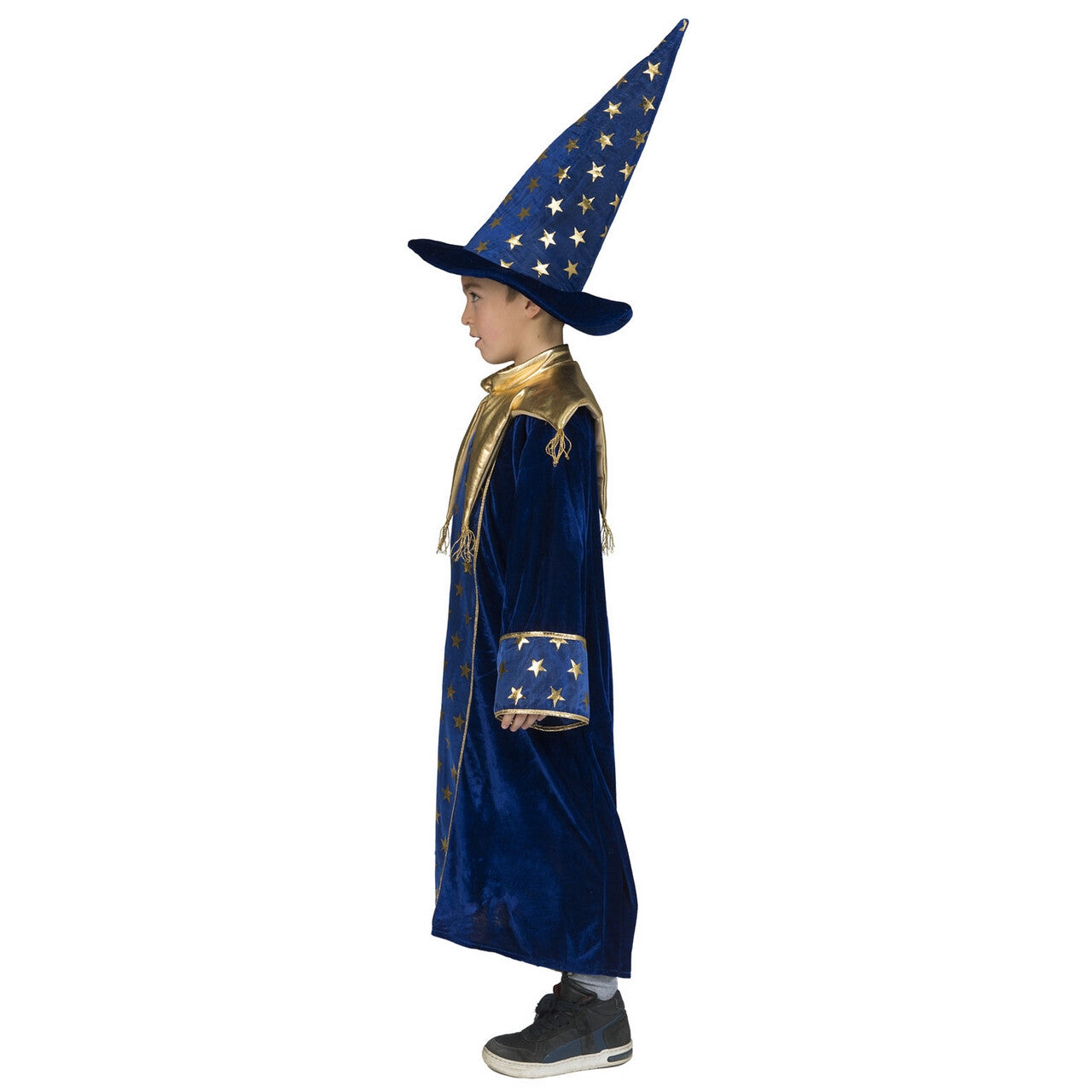 Op deze afbeelding zie je een Kostuums, van het merk Funny Fashion. Tovenaar Meester Van Het Heelal Kind Kostuum
