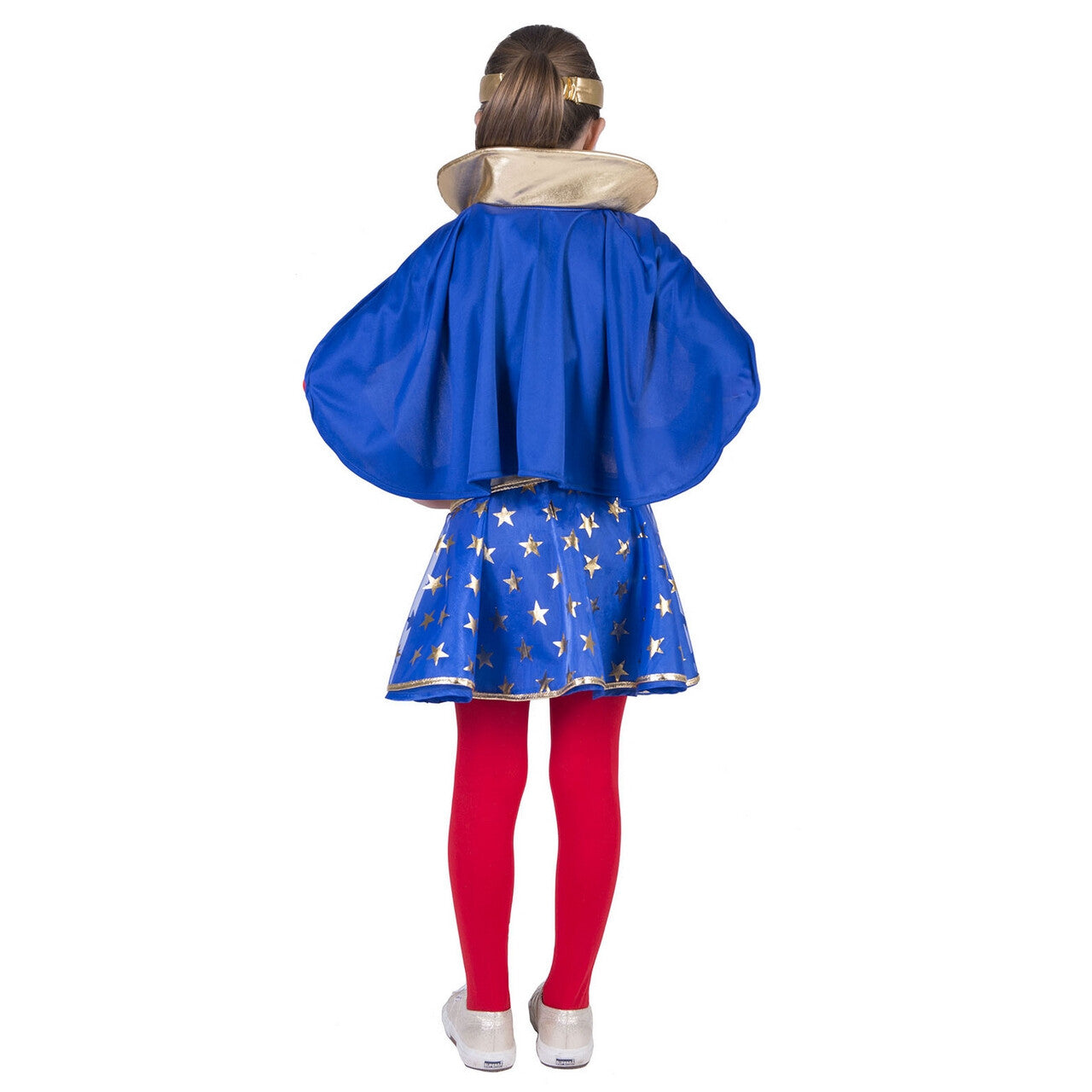 Op deze afbeelding zie je een Kostuums, van het merk Funny Fashion. Sterker Dan Superman Wondergirl Meisje Kostuum
